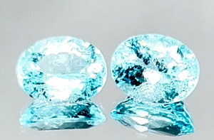 3.90ct Neon Paraiba Turmalin Ohrringe mit D Flawless Diamanten, eingefasst in 18 Karat Weissgold