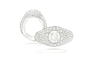 1.23ct Neon Paraiba Turmalin Ring mit D Flawless Diamanten, eingefasst in 18 Karat Weissgold