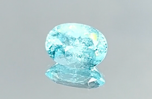 1.92ct Neon Paraiba Turmalin Ring mit D Flawless Diamanten, eingefasst in 18 Karat Weissgold