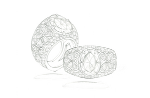 3.60ct Neon Paraiba Turmalin Ring mit D Flawless Diamanten, eingefasst in 18 Karat Weissgold