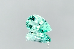 1.16ct Neon Paraiba Turmalin Ring mit D Flawless Diamanten, eingefasst in 18 Karat Weissgold