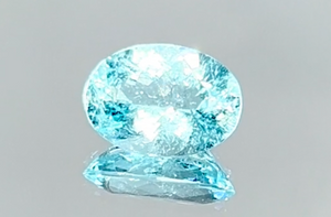 2.89ct Neon Paraiba Turmalin Ring mit D Flawless Diamanten, eingefasst in 18 Karat Weissgold