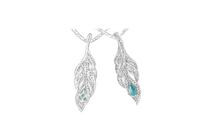 1.16ct Neon Paraiba Turmalin Halskette mit D Flawless Diamanten, eingefasst in 18 Karat Weissgold
