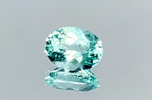 1.08ct Neon Paraiba Turmalin Ring mit D Flawless Diamanten, eingefasst in 18 Karat Weissgold