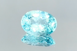 2.77ct Neon Paraiba Turmalin Ring mit D Flawless Diamanten, eingefasst in 18 Karat Weissgold