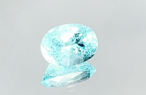 1.94ct Neon Paraiba Turmalin Ring mit D Flawless Diamanten, eingefasst in 18 Karat Weissgold