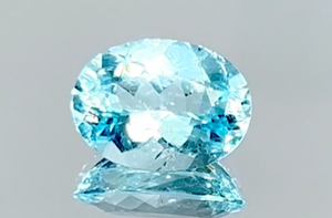 3.56ct Neon Paraiba Turmalin Ring mit D Flawless Diamanten, eingefasst in 18 Karat Weissgold