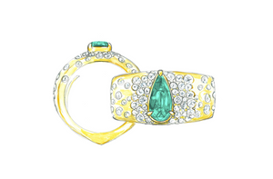 1.22ct Neon Paraiba Turmalin Ring mit D Flawless Diamanten, eingefasst in 18 Karat Gelbgold