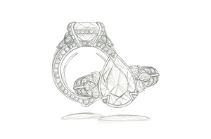 4.46ct Neon Paraiba Turmalin Ring mit D Flawless Diamanten, eingefasst in 18 Karat Weissgold