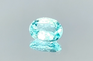 1.19ct Neon Paraiba Turmalin Ring mit D Flawless Diamanten, eingefasst in 18 Karat Gelbgold