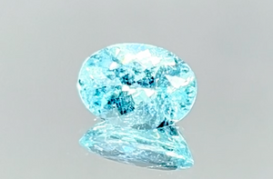 2.27ct Neon Paraiba Turmalin Ring mit D Flawless Diamanten, eingefasst in 18 Karat Weissgold