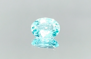 1.20ct Neon Paraiba Turmalin Ring mit D Flawless Diamanten, eingefasst in 18 Karat Weissgold
