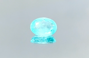 1.19ct Neon Paraiba Turmalin Ring mit D Flawless Diamanten, eingefasst in 18 Karat Weissgold