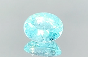 2.70ct Neon Paraiba Turmalin Ring mit D Flawless Diamanten, eingefasst in 18 Karat Weissgold