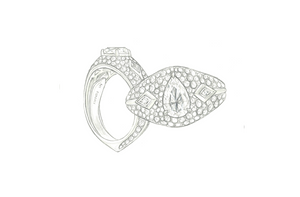 2.17ct Neon Paraiba Turmalin Ring mit D Flawless Diamanten, eingefasst in 18 Karat Weissgold