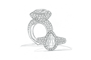 3.09ct Neon Paraiba Turmalin Ring mit D Flawless Diamanten, eingefasst in 18 Karat Weissgold