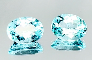 3.48ct Neon Paraiba Turmalin Ohrringe mit D Flawless Diamanten, eingefasst in 18 Karat Gelbgold