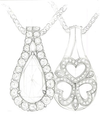 19.42ct Pinker Morganit Halskette mit D Flawless Diamanten, eingefasst in 18 Karat Gold oder Platin