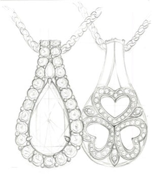 19.42ct Pinker Morganit Halskette mit D Flawless Diamanten, eingefasst in 18 Karat Gold oder Platin