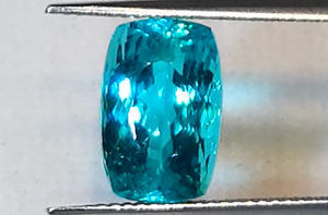 7.08ct Der Kat Florence Azzurra Paraiba Turmalin Ring mit D Flawless Diamanten, eingefasst in 18 Karat Weissgold