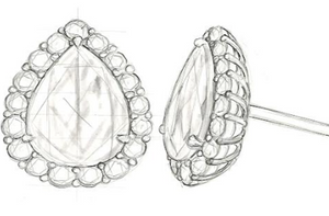 10.48ct Ungeheizter Paraiba Baby Lumina Ohrringe mit D Flawless Diamanten, eingefasst in 18 Karat Weissgold