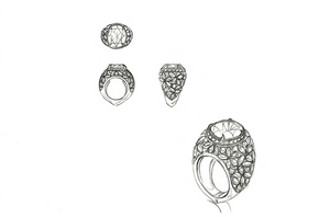 7.46ct Nicht erhitzter blauer Äthiopien Saphir Ring mit D Flawless Diamanten, eingefasst in 18 Karat Gelbgold