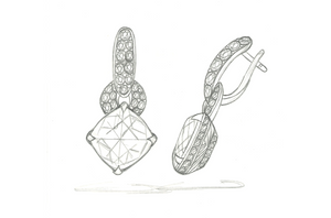 14.68ct Tansanit Ohrringe mit D Flawless Diamanten, eingefasst in 18 Karat Weissgold