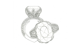 11.52ct russischer Sphen Ring mit D Flawless Diamanten, eingefasst in 18 Karat Gelbgold