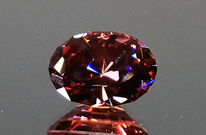 10.22ct Pinker Zirkon Ring mit D Flawless Diamanten, eingefasst in 18 Karat Weissgold