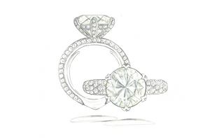 2.05ct Salt and Pepper Argyle Diamant Ring mit D Flawless Diamanten, eingefasst in 18 Karat Gelbgold