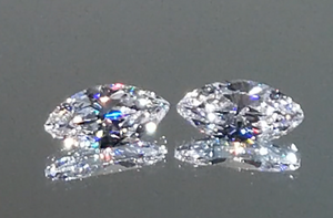 2.32ct D Flawless Golkonda Diamant Ohrringe mit D Flawless Diamanten, eingefasst in 18 Karat Weissgold