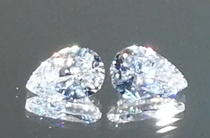 2.04ct D Flawless Golkonda Diamant Ohrringe mit D Flawless Diamanten, eingefasst in 18 Karat Weissgold