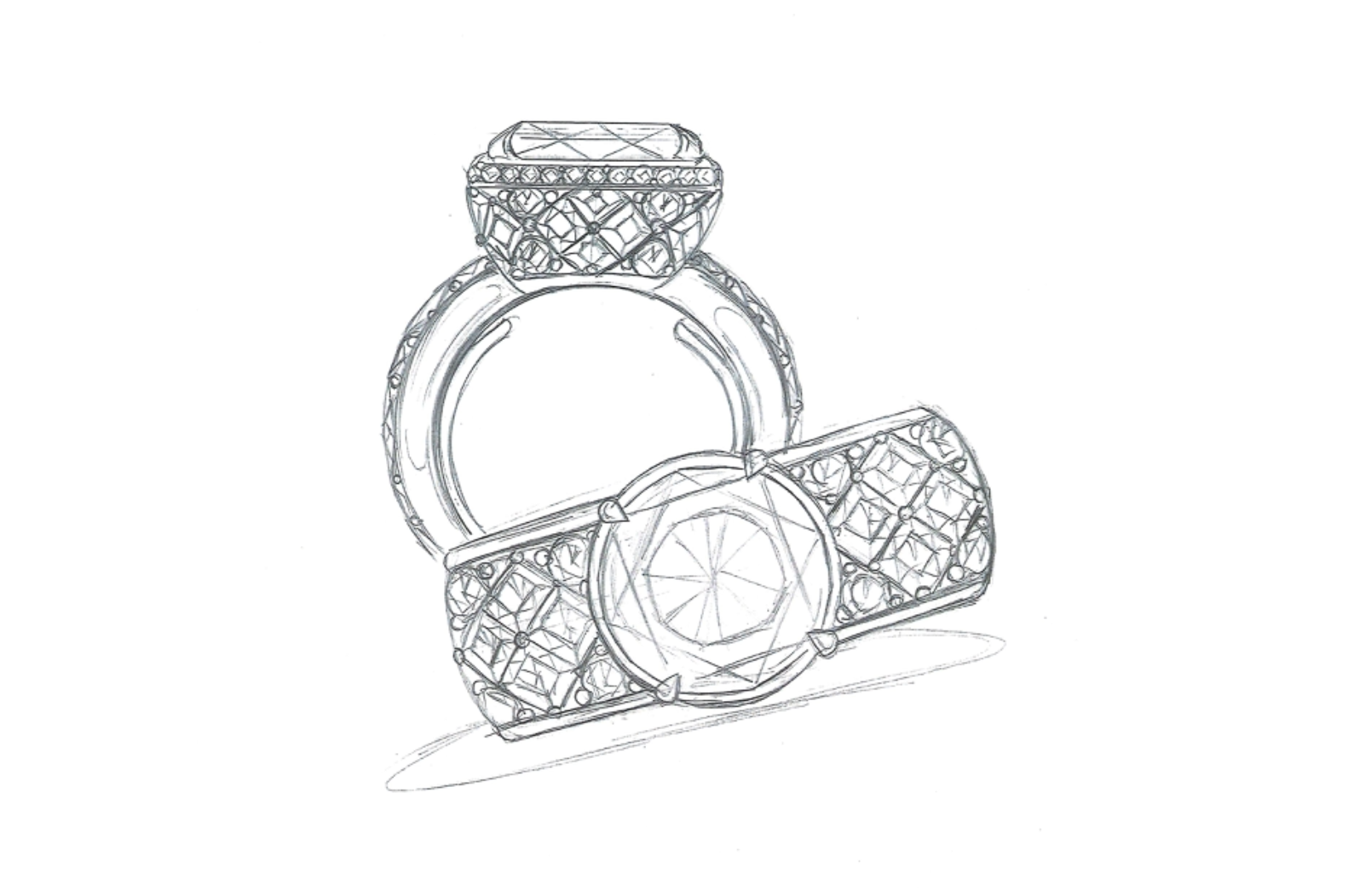 5.03ct D Flawless Golkonda Diamant Ring mit D Flawless Diamanten, eingefasst in 18 Karat Weissgold
