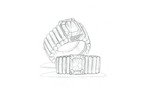 5.01ct D Flawless Golkonda Diamant Ring mit D Flawless Diamanten, eingefasst in 18 Karat Gelbgold