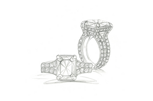 3.01ct D Flawless Golkonda Diamant Ring mit D Flawless Diamanten, eingefasst in 18 Karat Weissgold