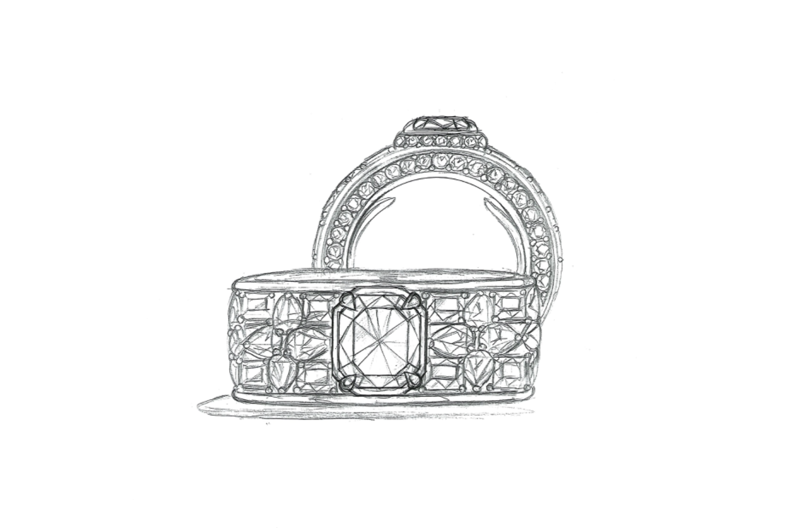 1.20ct D Flawless Golkonda Diamant Ring mit D Flawless Diamanten, eingefasst in Platin