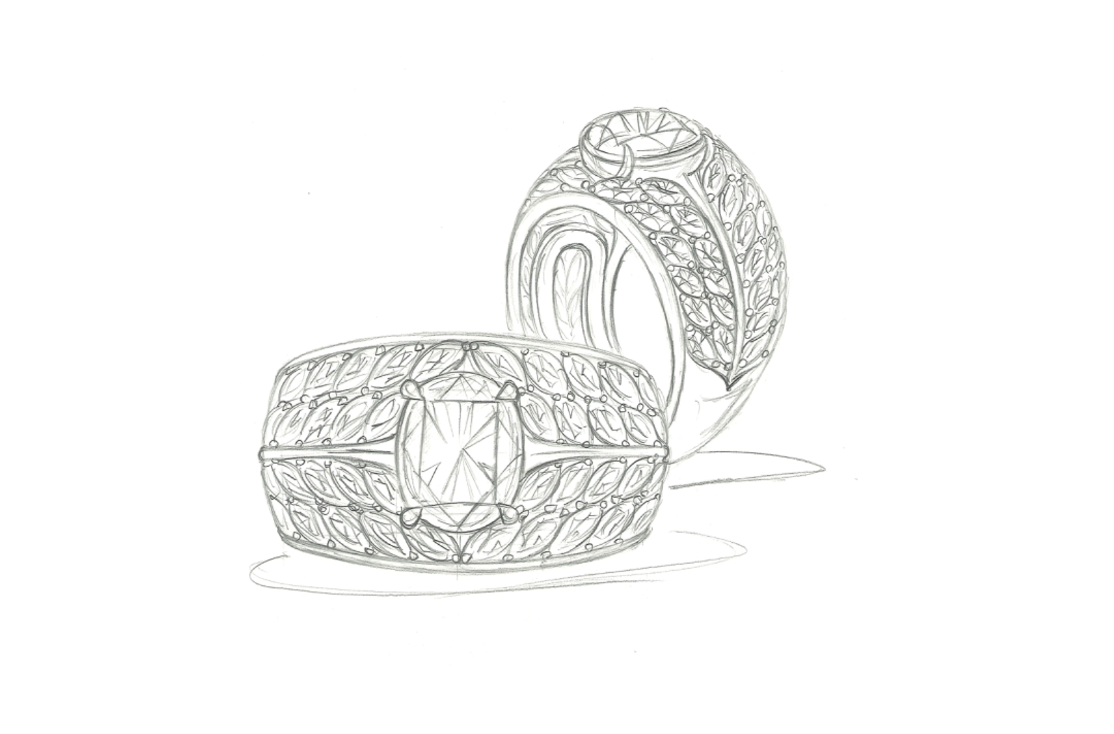 2.00ct D Flawless Golkonda Diamant Ring mit D Flawless Diamanten, eingefasst in 18 Karat Gelbgold