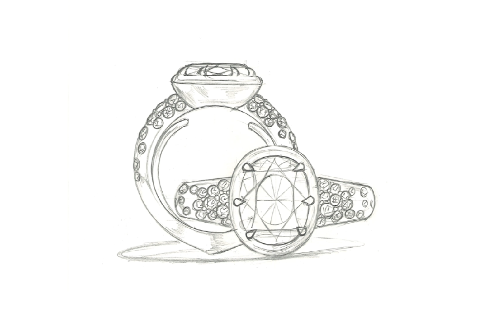 2.01ct D Flawless Golkonda Diamant Ring mit D Flawless Diamanten, eingefasst in 18 Karat Gelbgold