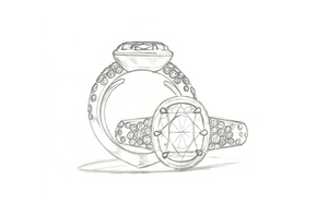 2.01ct D Flawless Golkonda Diamant Ring mit D Flawless Diamanten, eingefasst in 18 Karat Gelbgold