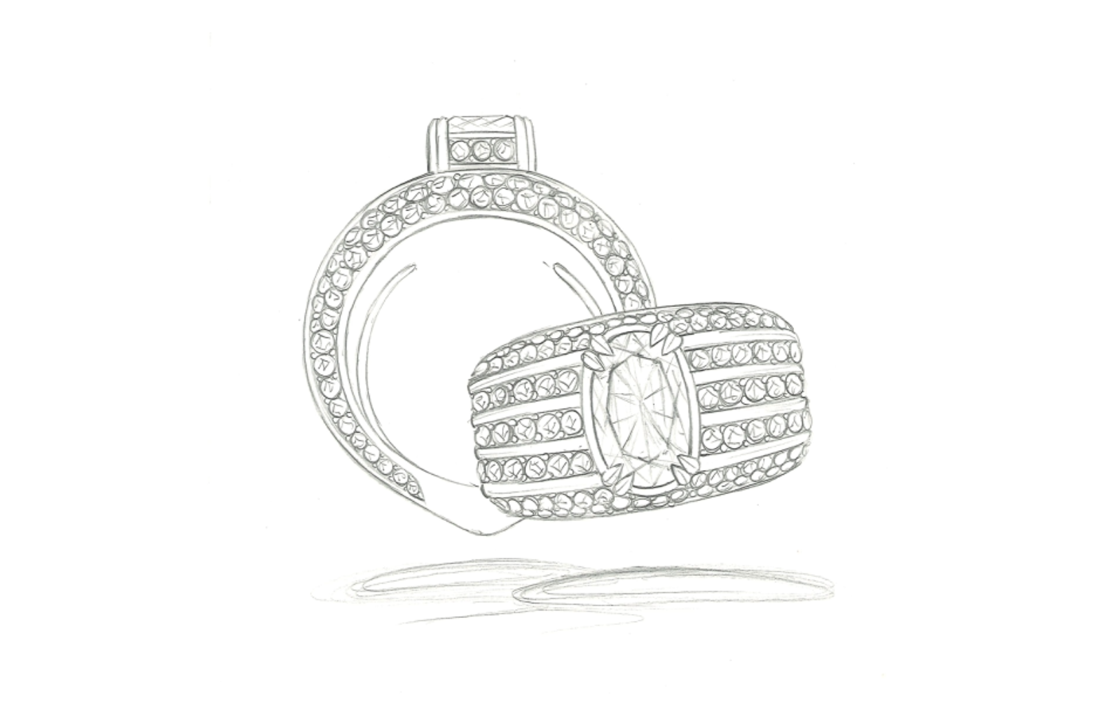 1.03ct D Flawless Golkonda Diamant Ring mit D Flawless Diamanten, eingefasst in 18 Karat Weissgold