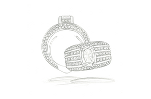 1.03ct D Flawless Golkonda Diamant Ring mit D Flawless Diamanten, eingefasst in 18 Karat Weissgold