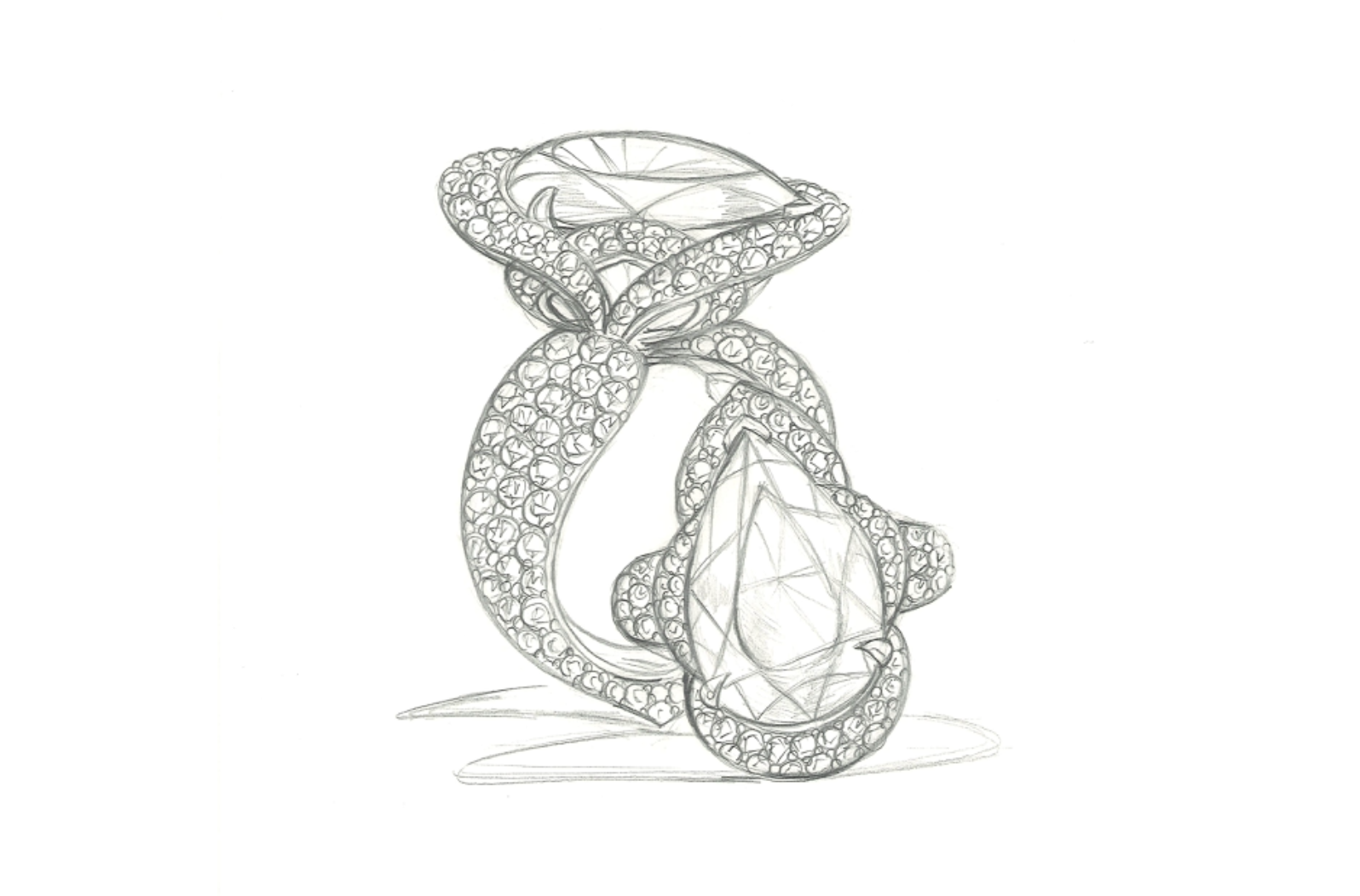 5.02ct D Flawless Golkonda Diamant Ring mit D Flawless Diamanten, eingefasst in 18 Karat Weissgold