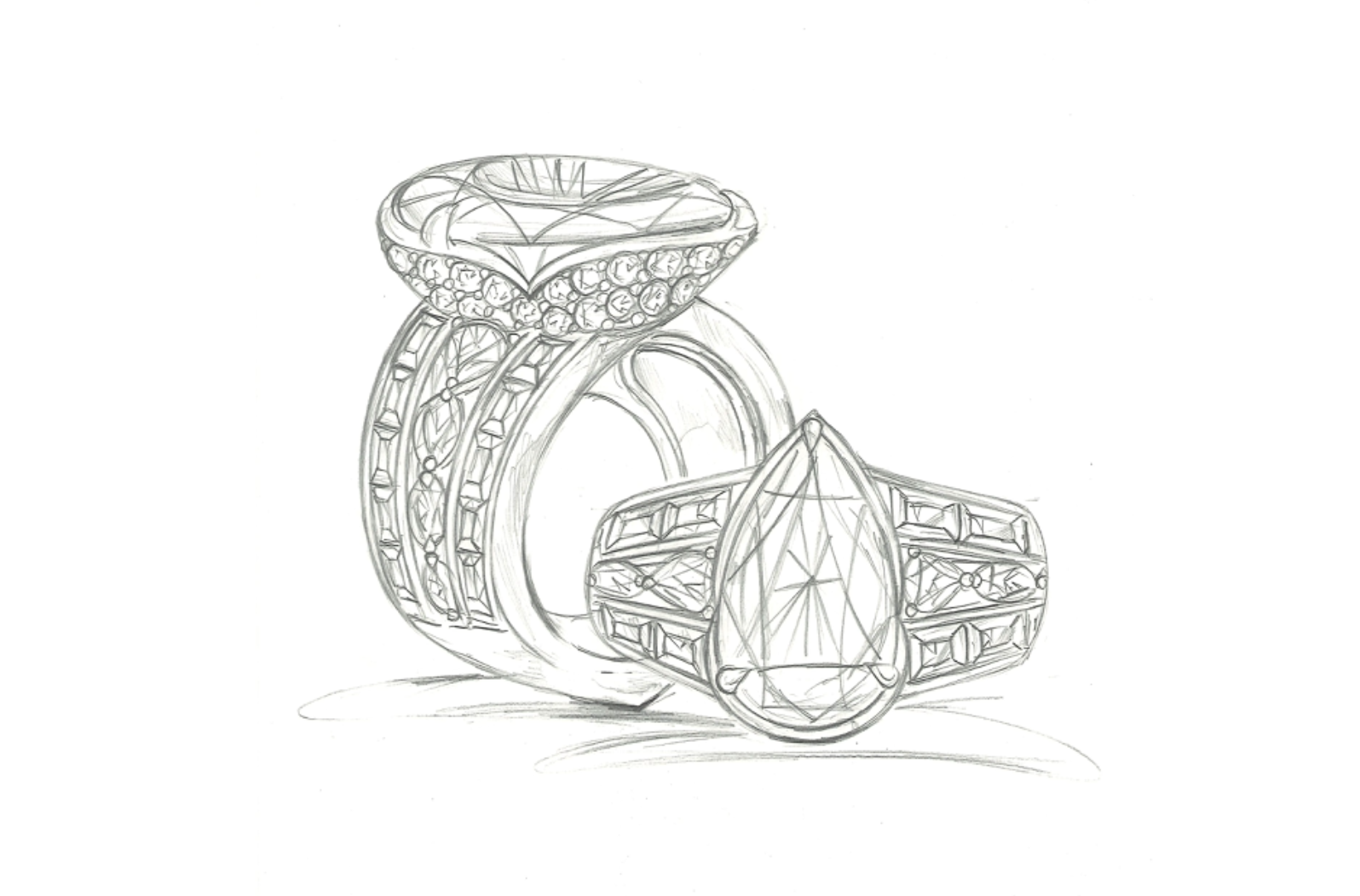 4.05ct D Flawless Golkonda Diamant Ring mit D Flawless Diamanten, eingefasst in 18 Karat Gelbgold