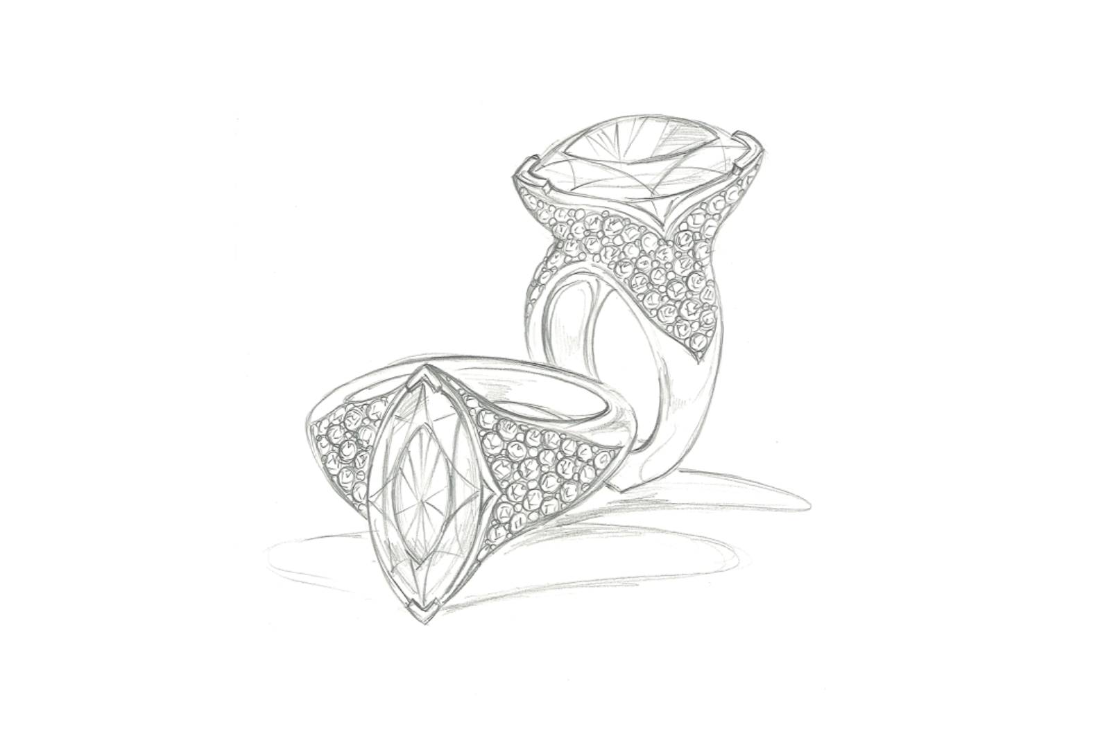 2.01ct D Flawless Golkonda Diamant Ring mit D Flawless Diamanten, eingefasst in 18 Karat Weissgold