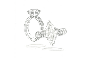 1.05ct D Flawless Golkonda Diamant Ring mit D Flawless Diamanten, eingefasst in Platin