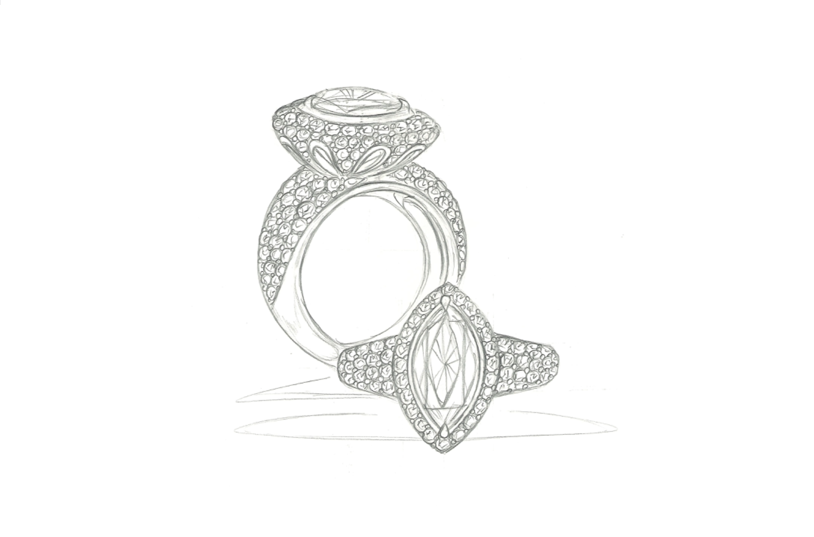 1.05ct D Flawless Golkonda Diamant Ring mit D Flawless Diamanten, eingefasst in 18 Karat Weissgold