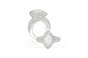 1.05ct D Flawless Golkonda Diamant Ring mit D Flawless Diamanten, eingefasst in 18 Karat Weissgold