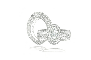 3.23ct Nicht erhitzer Yogo Montana Saphir Ring mit D Flawless Diamanten, eingefasst in 18 Karat Gelbgold