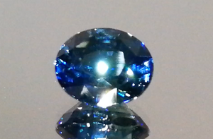 3.23ct Nicht erhitzer Yogo Montana Saphir Ring mit D Flawless Diamanten, eingefasst in 18 Karat Gelbgold