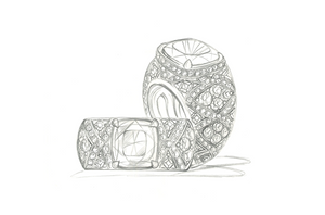 4.03ct Nicht erhitzter Vivid Lavendel Saphir Ring mit D Flawless Diamanten, eingefasst in 18 Karat Weissgold